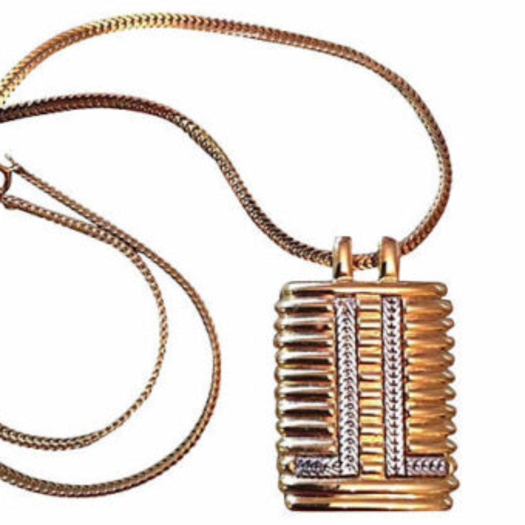 Lanvin Paris Two-Tone Necklace
